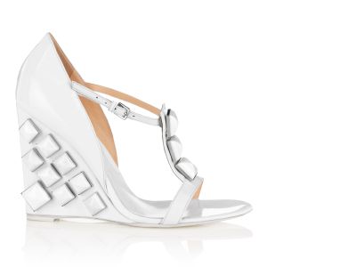 Loredana Stud Wedge Wedges italian shoes designer Sergio Rossi ...